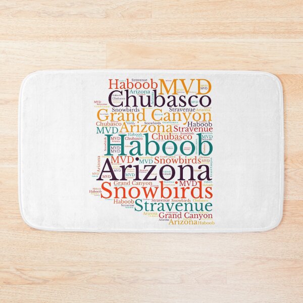 Item preview, Arizona Popular Phrases Map designed and sold by marosharaf.