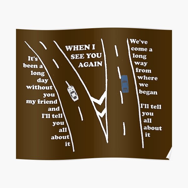 See You Again Posters Redbubble - see you again piano roblox id