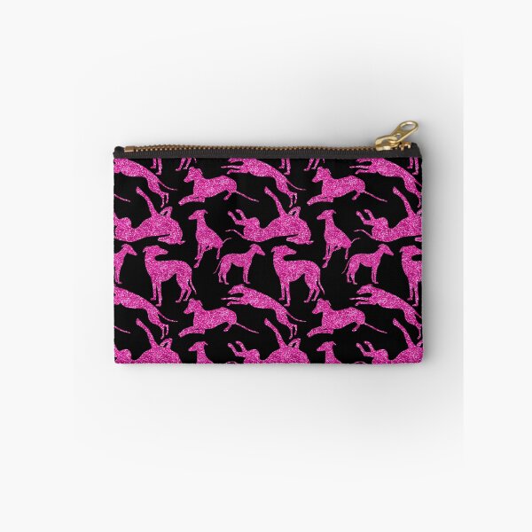 Item preview, Greyt Greyhound Combo en aspecto de brillo rosa sobre negro designed and sold by GreytGraphicals.