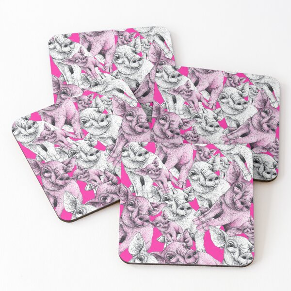 Item preview, Pink Black Pigs designed and sold by Flower Magic .