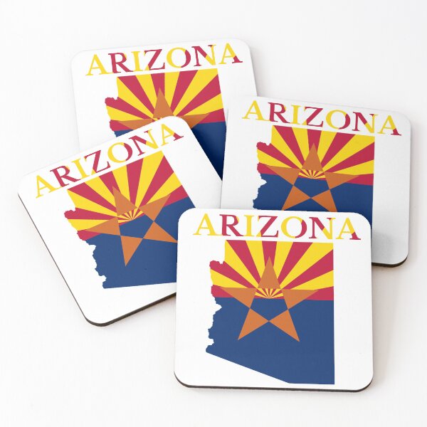 Item preview, Arizona Flag map designed and sold by marosharaf.