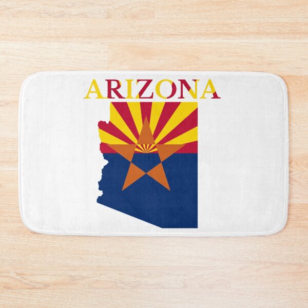 Item preview, Arizona Flag map designed and sold by marosharaf.