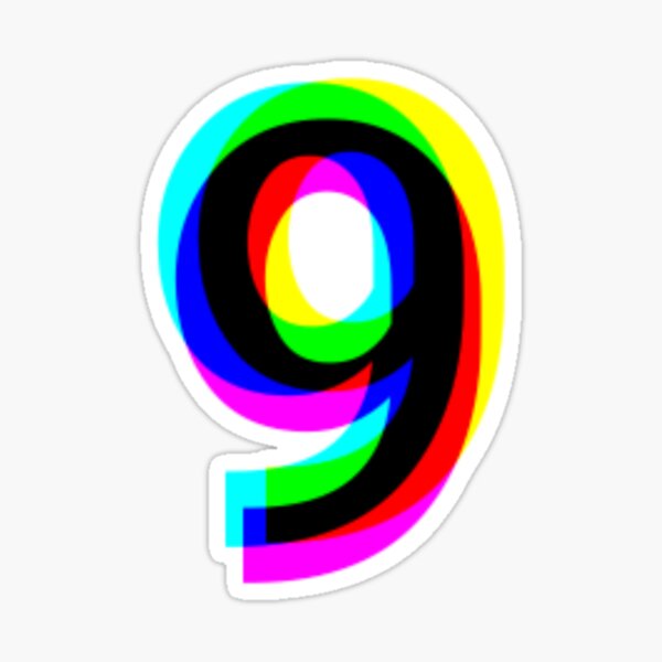 Artworksy Nine Sticker