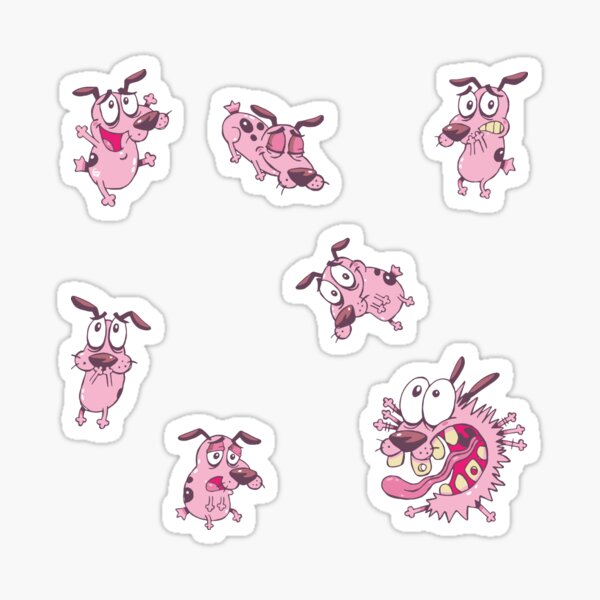 Item preview, Courage the Cowardly Dog Emote designed and sold by dajonacevedo.