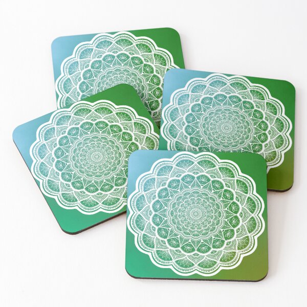 Item preview, Green and Blue mandala designed and sold by hello-kelysii.