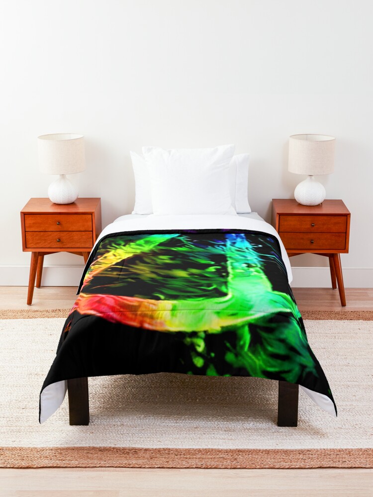Alternate view of Rainbow Splash Vault Hunter Symbol Comforter