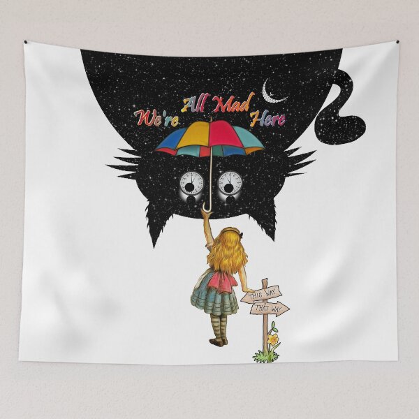 Item preview, Wonderland - Cheshire Cat Night Madness designed and sold by maryedenoa.