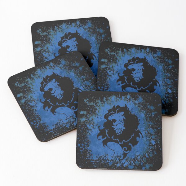 Item preview, Blue Lion Splatter designed and sold by Spadefish Art.