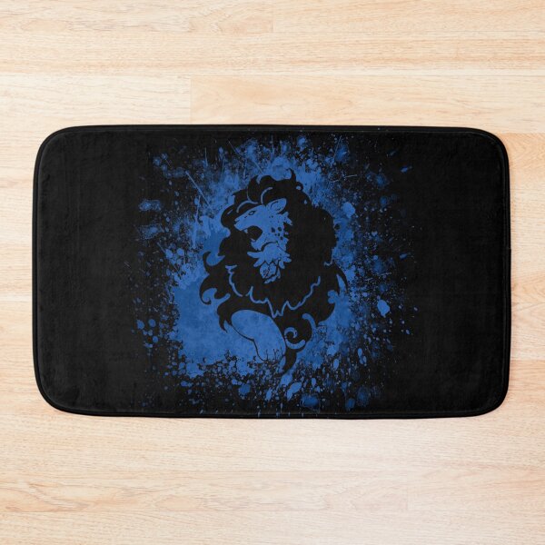Artikelvorschau, Blue Lion Splatter entworfen und verkauft von Spadefish Art.