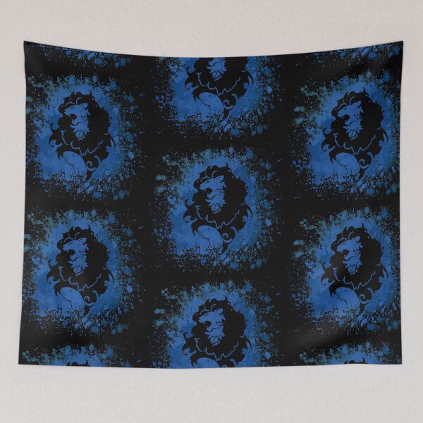 Item preview, Blue Lion Splatter designed and sold by Spadefish Art.