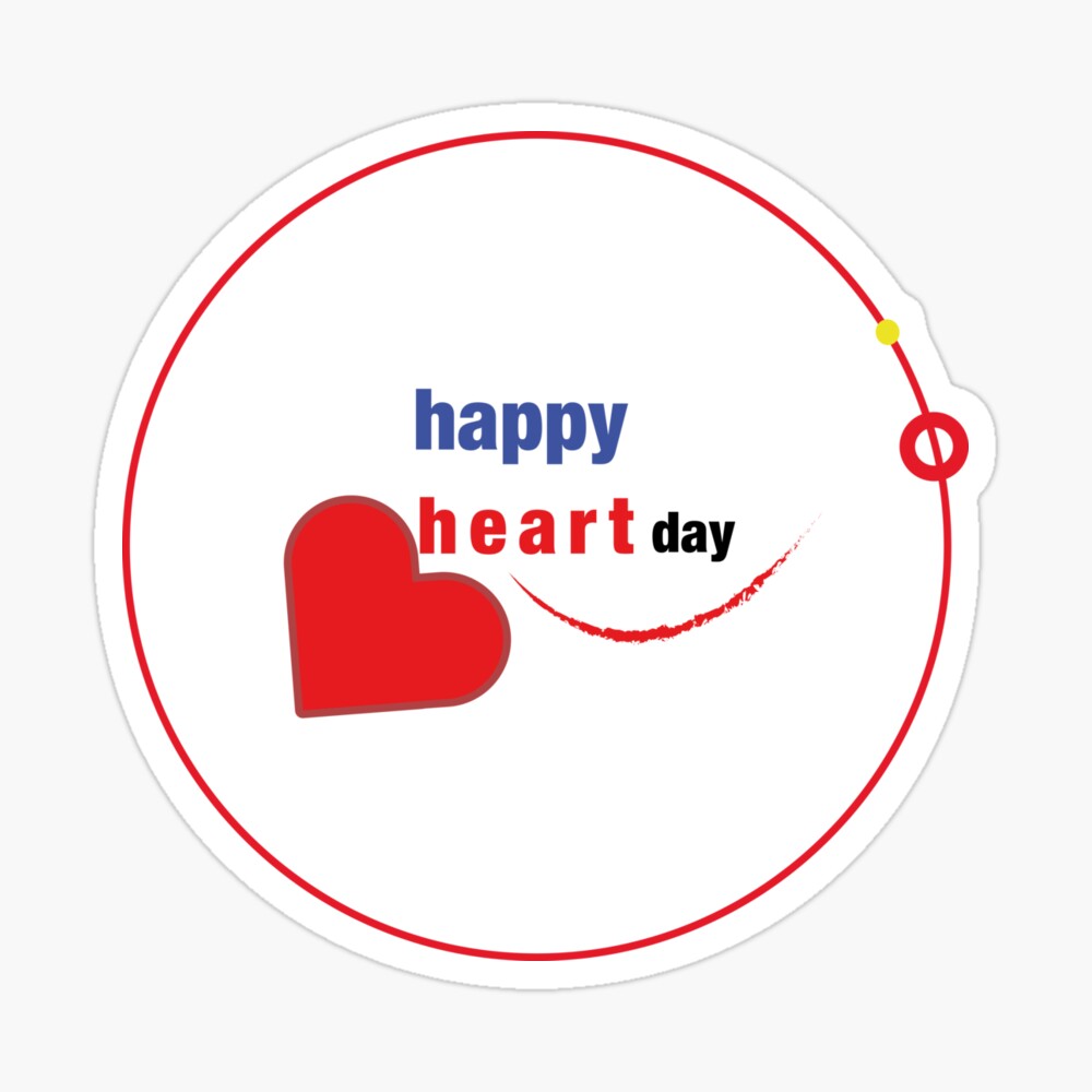 Happy World Heart Day Poster By Kartickdutta101 Redbubble