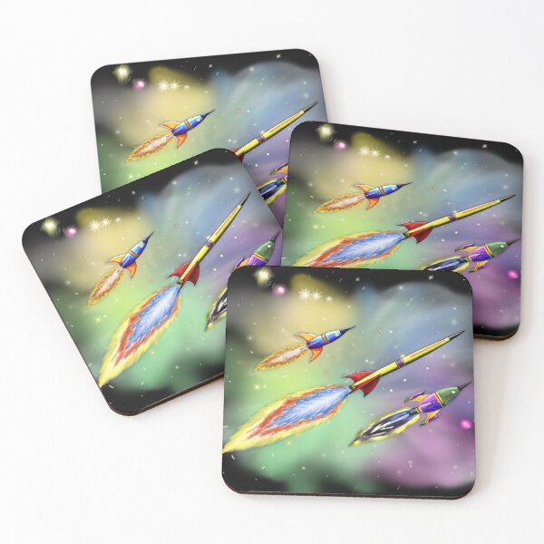 Item preview, Rockets in Space designed and sold by William C Woods.