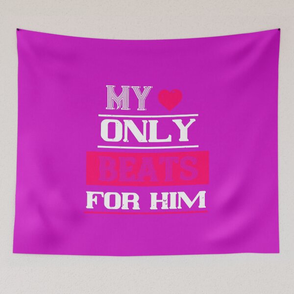 Item preview, My love only beats for him designed and sold by TinoThreads.