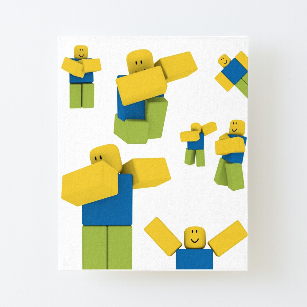 Roblox Oof Noobs Everywhere Dabbing Dab Gift For Gamers Mounted Print By Smoothnoob Redbubble - roblox noob with heart i d pause my game for you valentines day gamer gift v day ipad case skin by smoothnoob redbubble