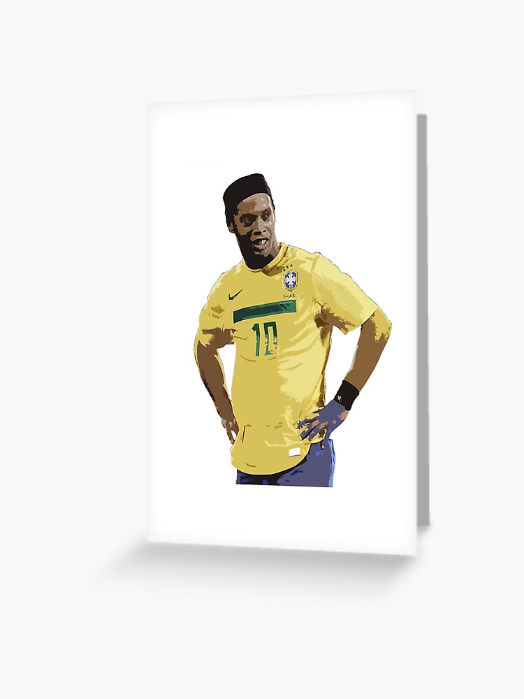 Ronaldinho Brazil Joga Bonito Greeting Card By Wyverin Redbubble