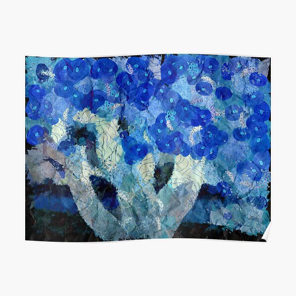 My blue indigo tree Poster