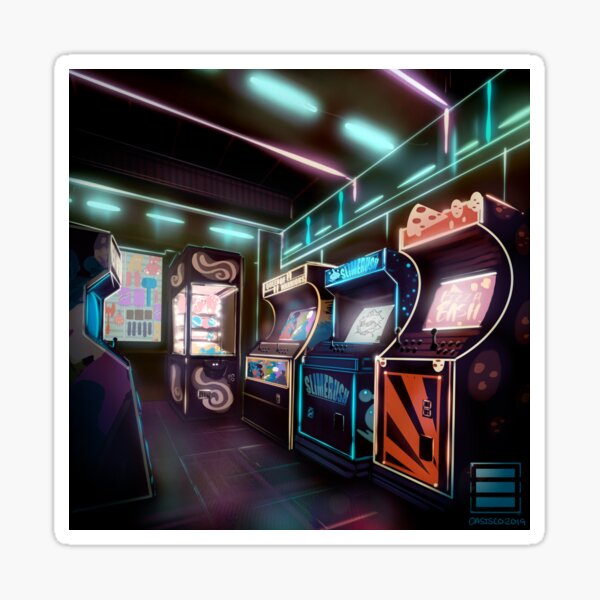 Arcade Cabinet Stickers | Redbubble