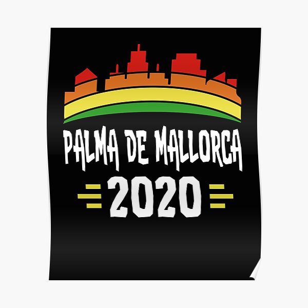 Palma Spain Coordinates World City Travel Quote Wall Art Print
