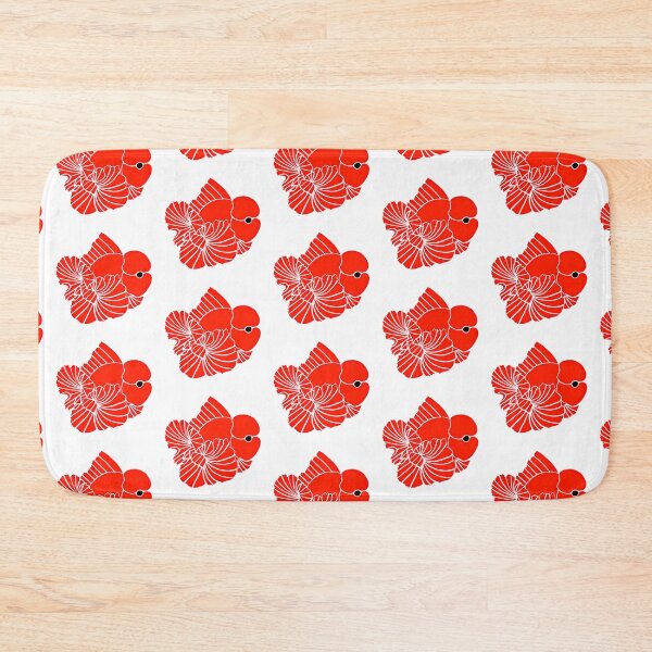 Item preview, Oranda Full Red Fancy Tail Goldfish Logo designed and sold by Nosnah.