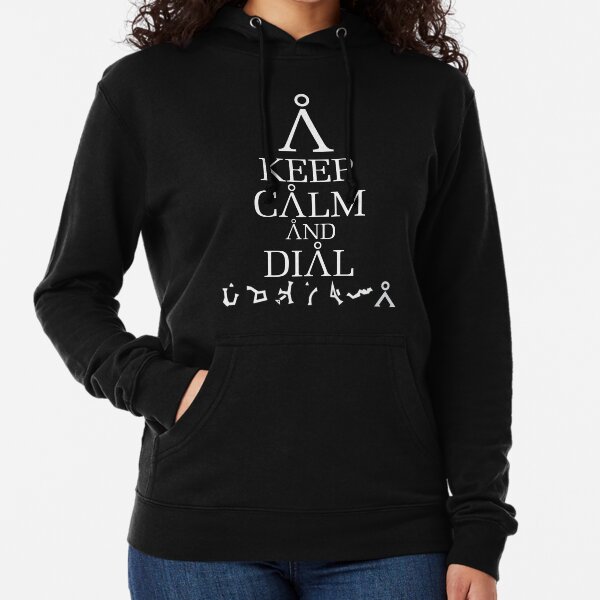 Stargate SG1 - Keep Calm and Dial The Gate Lightweight Hoodie
