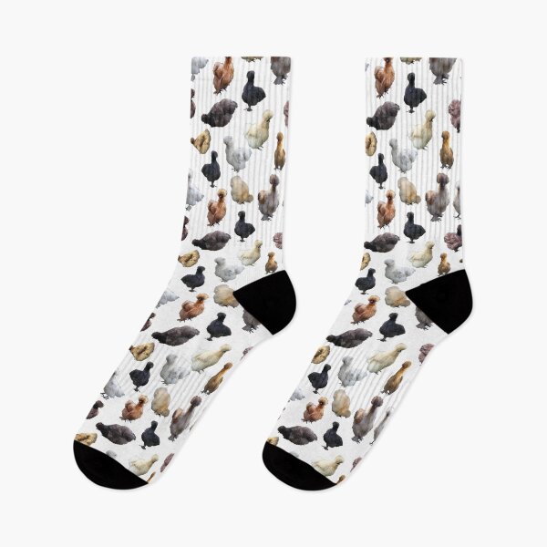 Item preview, Silkie Bantams on White designed and sold by StandoutSilkies.