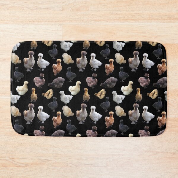 Item preview, Silkie Bantams on Black designed and sold by StandoutSilkies.