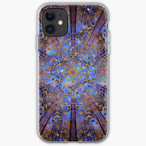 Crystal Generator Grid Healing Room iPhone Soft Case