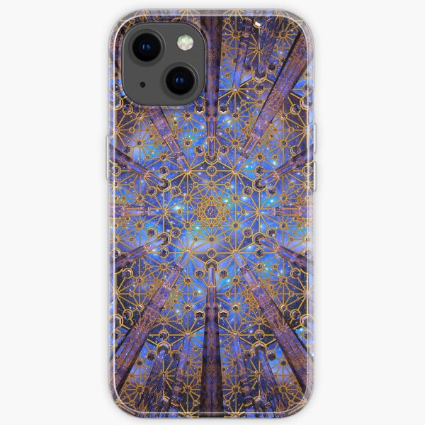 Crystal Generator Grid Healing Room iPhone Soft Case