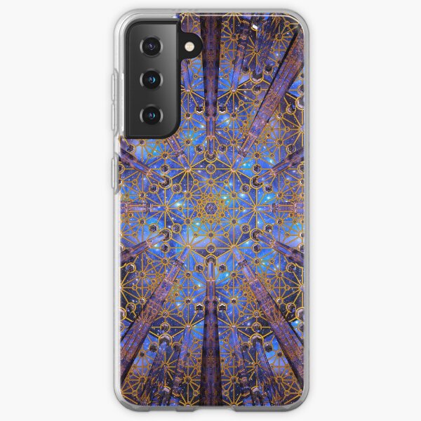 Crystal Generator Grid Healing Room Samsung Galaxy Soft Case