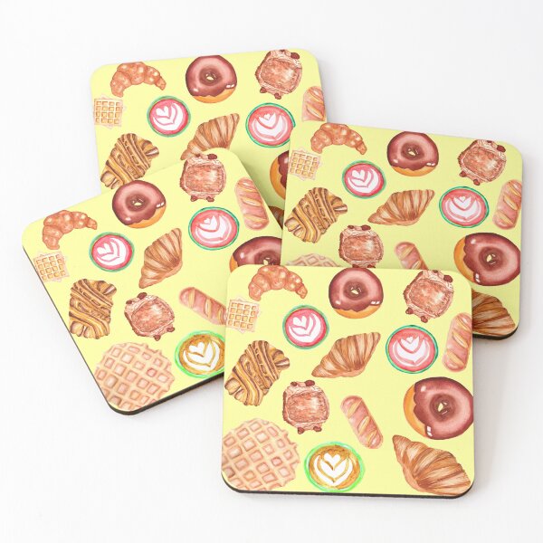 Item preview,  Pastries and Lattes- Yellow designed and sold by Ellengsart.