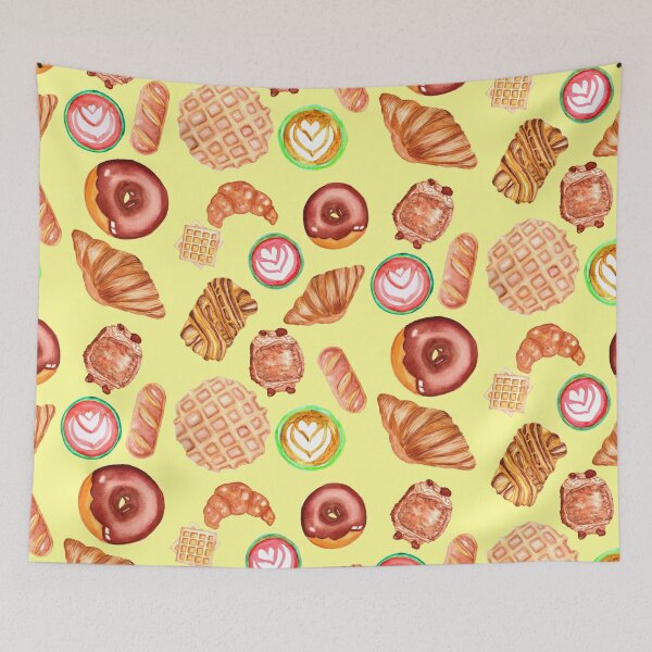 Item preview,  Pastries and Lattes- Yellow designed and sold by Ellengsart.