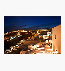 villages night Photographic Print