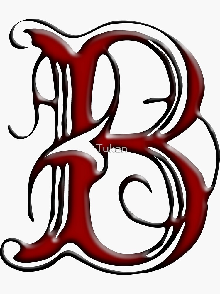 Boston Red Sox logo Type Classic Letter B Monogram MLB Baseball Die-Cut  MAGNET