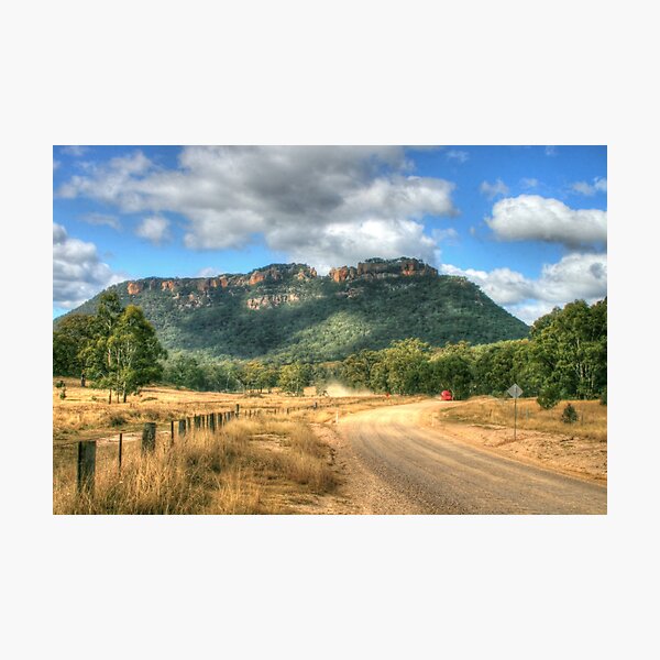 Gardens Of Stone ... With Red Truck Photographic Print