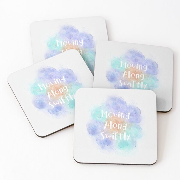 Item preview, Moving Along Swiftly (white) Motivational designed and sold by Odsy.