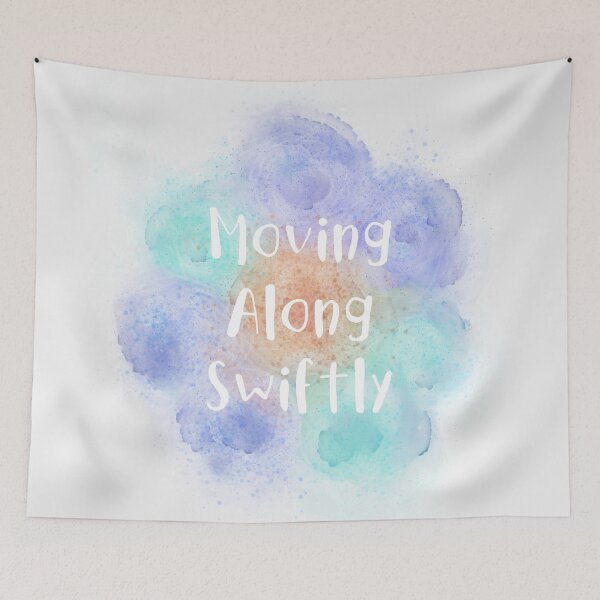 Item preview, Moving Along Swiftly (white) Motivational designed and sold by Odsy.