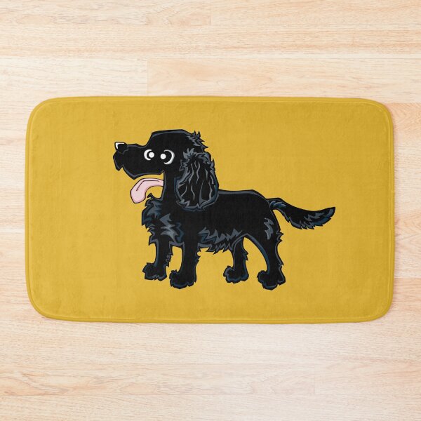 Item preview, Cocker Spaniel - Black (Full Body) YELLOW BG designed and sold by TheChicken.