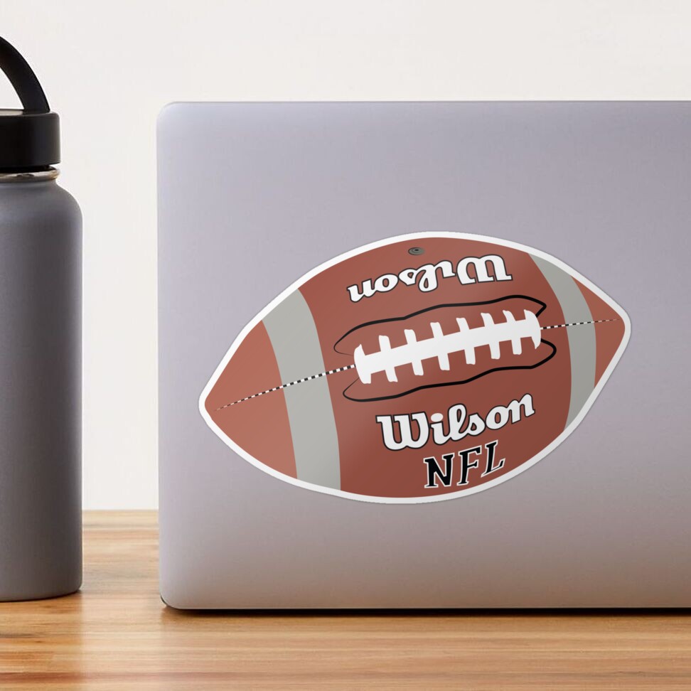 American Football Ball Clipart Stickers Sticker for Sale by VectorPB