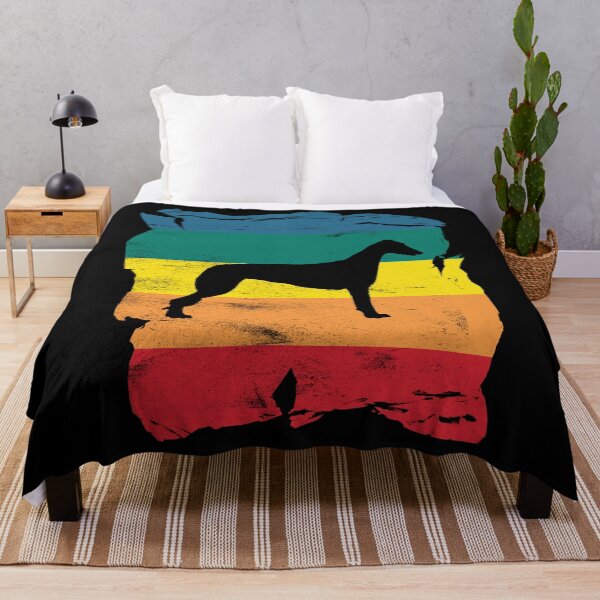 Artikelvorschau, Greyhound Distressed Vintage Retro Silhouette entworfen und verkauft von DoggyStyles.