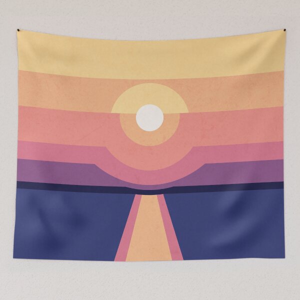Item preview, Sea Sunset. Landscape illustration designed and sold by lents.