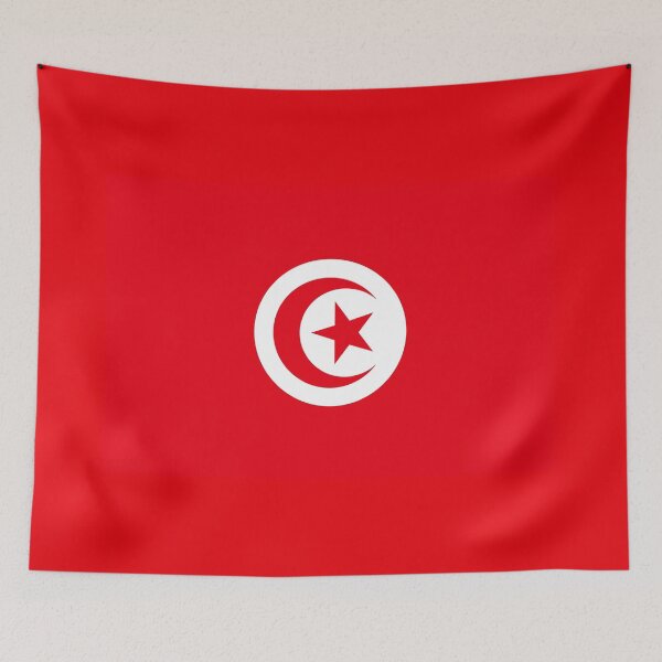Item preview, Tunisia flag designed and sold by tokyojeff.