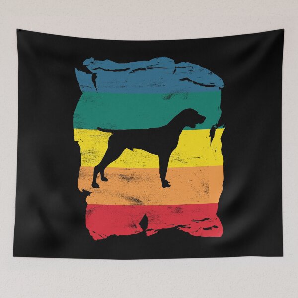 Artikelvorschau, German Shorthaired Pointer Distressed Vintage Retro Silhouette entworfen und verkauft von DoggyStyles.