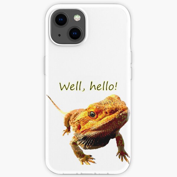 Bearded Dragon Says Hello iPhone Soft Case