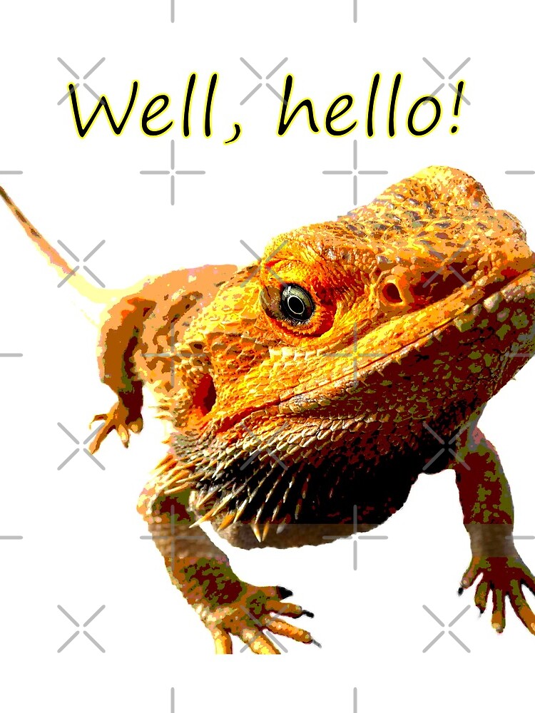 Bearded Dragon Says Hello by snibbo71