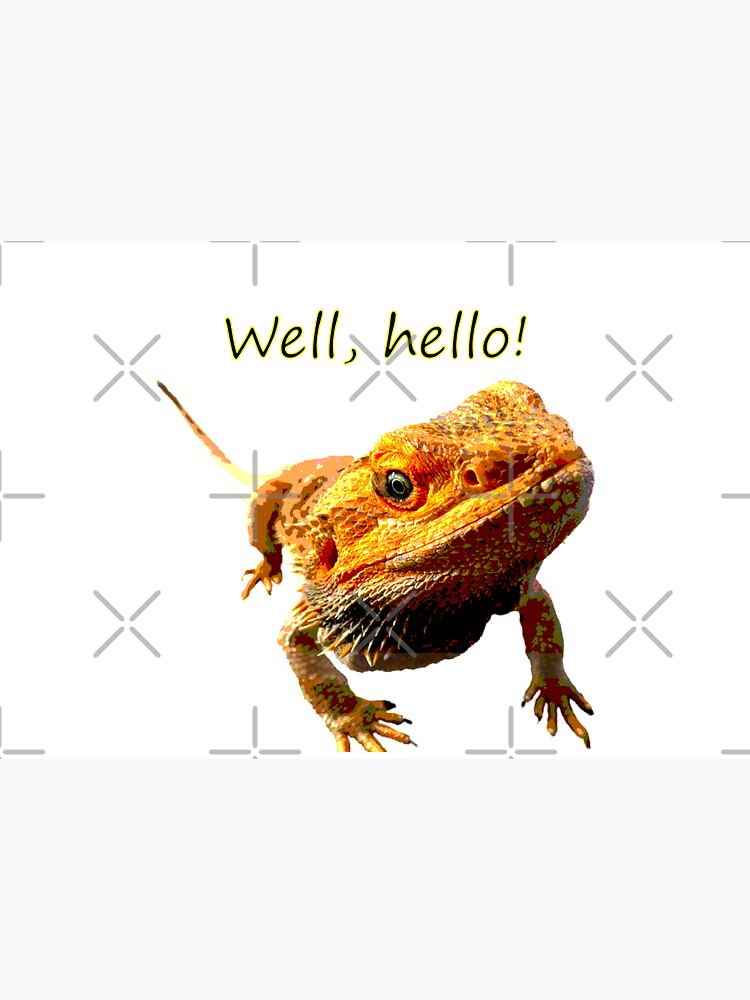 Bearded Dragon Says Hello by snibbo71