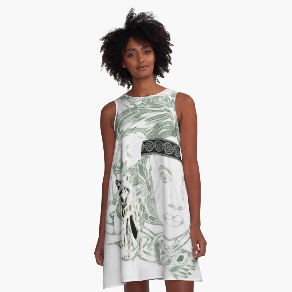 Item preview, A-Line Dress designed and sold by Lehonani.