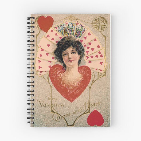 Item preview, Queen of My Heart / Vintage Valentine's Day Card Artwork / Victorian Litho designed and sold by FuzzyHoney.