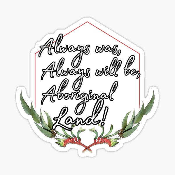 Red kangaroo paw Sticker