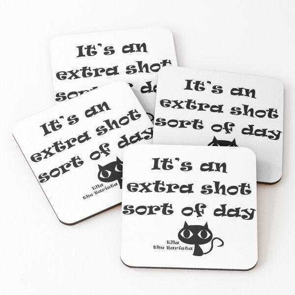 Item preview, Ella the barista - extra shot sort of day designed and sold by LiaCAustralia.
