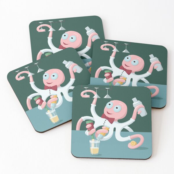 Item preview, Octopus bartender designed and sold by crannnk.